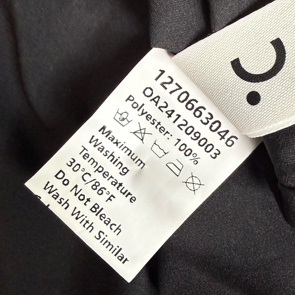 Commense Black White Gingham Button Front Cami Mini Dress XS NWT - Picture 10 of 11